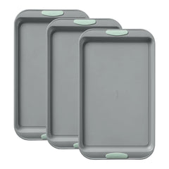 Pyrex® Metal Bakeware 3-Piece Large Cookie Sheet Set in Sage