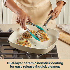 Pyrex® Ceramic Cookware 11.3-in Grill Pan