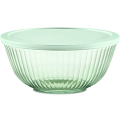 Pyrex® Colors Sculpted Tinted 2.3-quart Mixing Bowl with Lid, Green