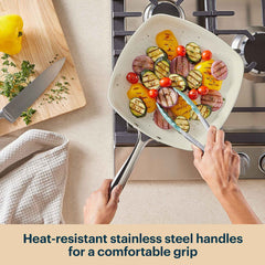 Pyrex® Ceramic Cookware 11.3-in Grill Pan