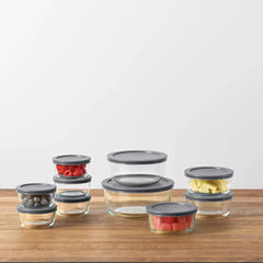 Pyrex® Simply Store® 20-piece Set with Gray Lids